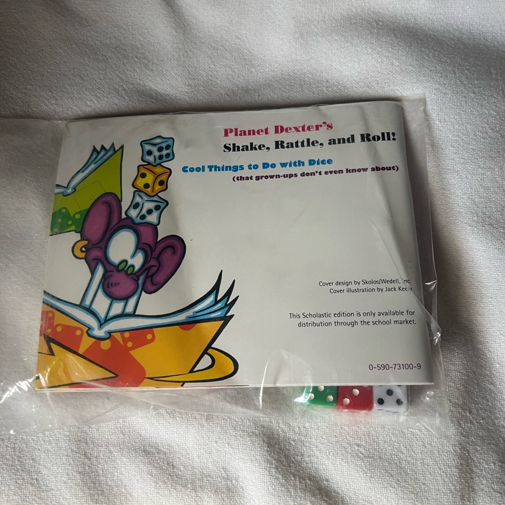 Planet Dexter's Shake, Rattle, and Roll! Cool Things to Do with Dice book & dice - Picture 4 of 5